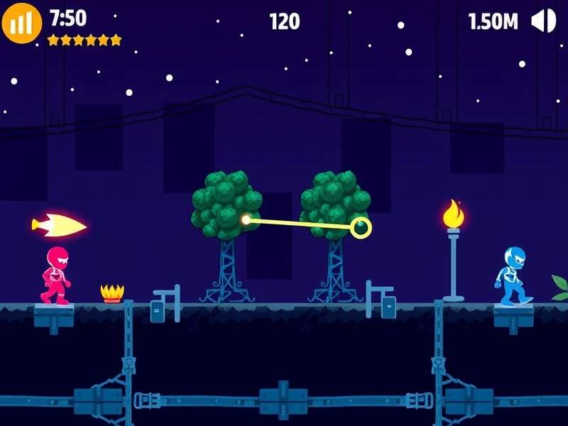 Metro Flash Run Gameplay Screen